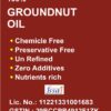 MAMMA'S  Pure Wood Cold Pressed Groundnut Oil - Image 2